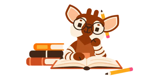Professor Okapi reading